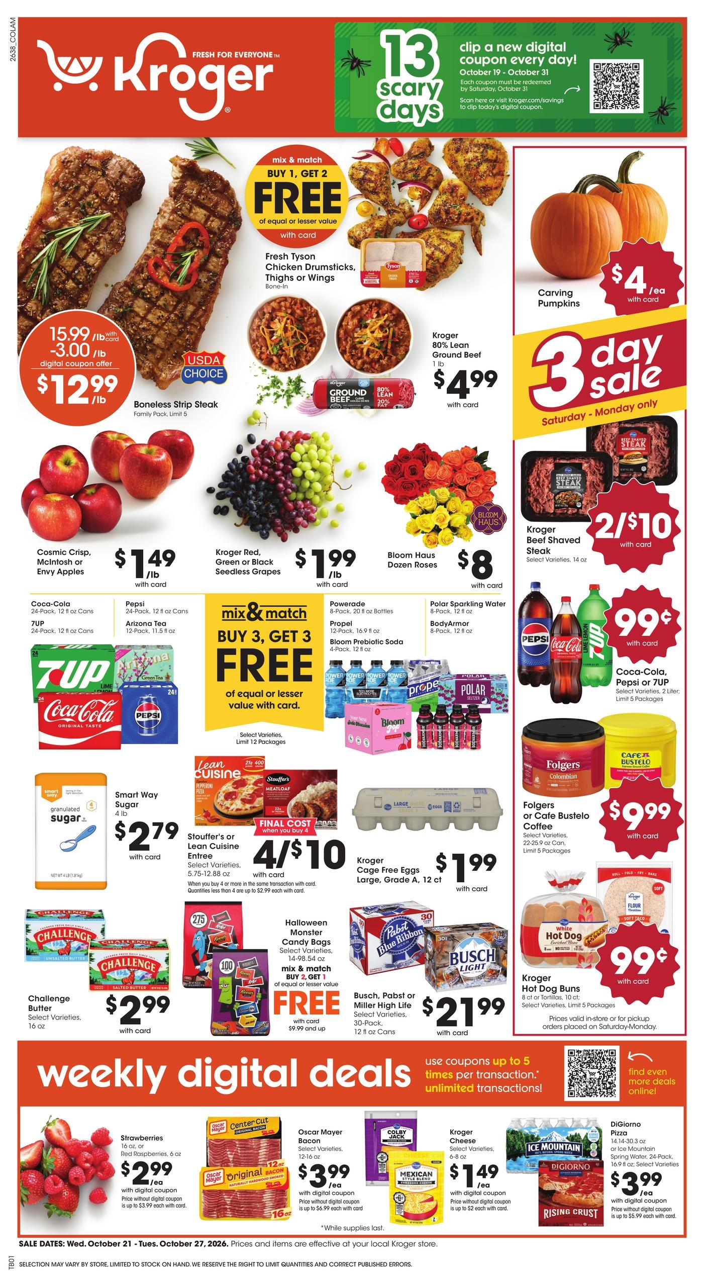 Kroger (Clinton Area, MI) Weekly Ad October 21 - 27, 2026