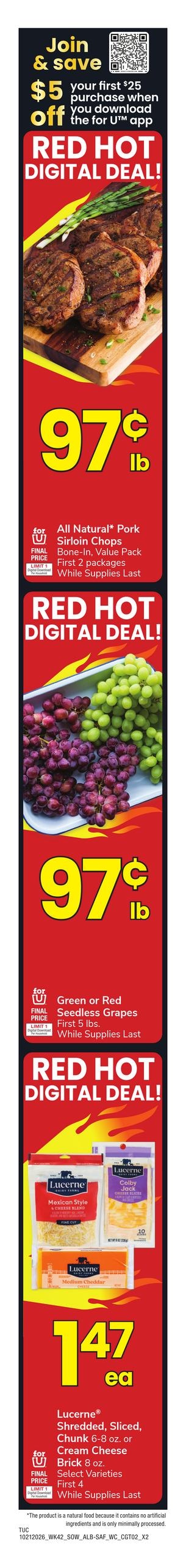 Safeway (Tucson Area, AZ) Weekly Ad October 21 - 27, 2026