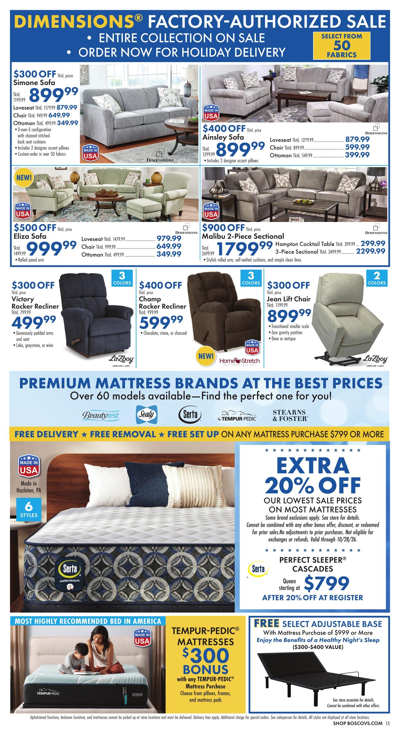 Boscov's (Rochester Area, NY) Weekly Ad October 22 - 28, 2026