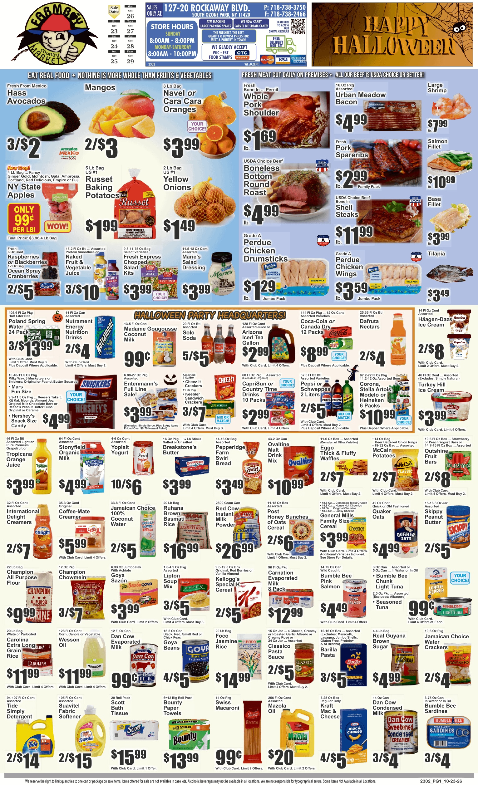 Farm Boy Country Market (127-20 Rockaway Blvd, Ozone Park, NY) Key Food 10/23 - 10/29 Preview Weekly Ad October 23 - 29, 2026