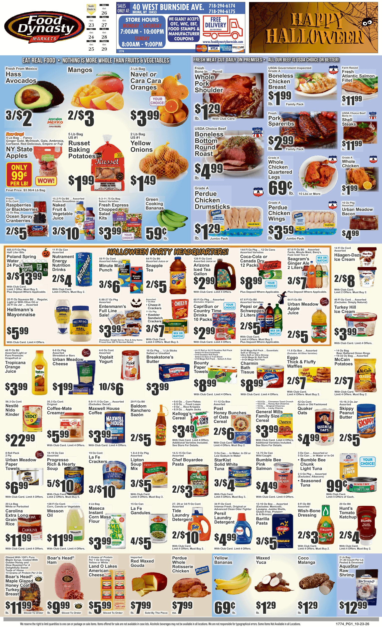 Food Dynasty (Bronx, NY) Key Food 10/23 - 10/29 Preview Weekly Ad October 23 - 29, 2026