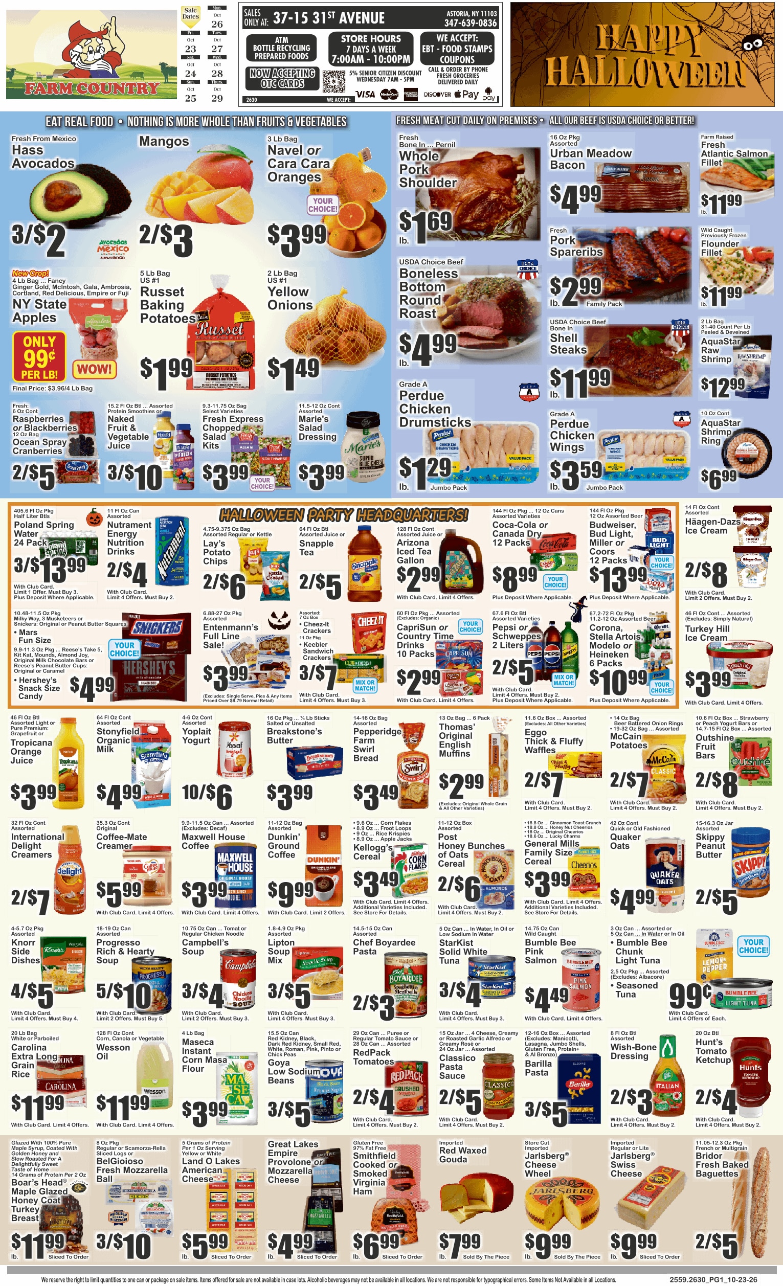 Farm Country (Astoria, NY) Key Food 10/23 - 10/29 Preview Weekly Ad October 23 - 29, 2026