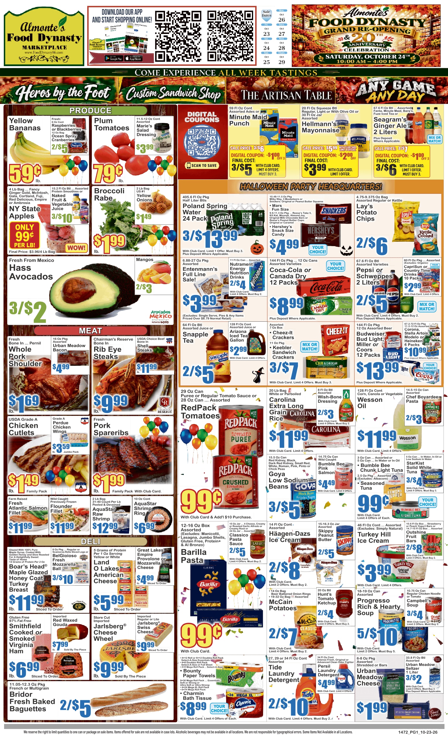 Food Dynasty (Brooklyn, NY) Key Food 10/23 - 10/29 Preview Weekly Ad October 23 - 29, 2026