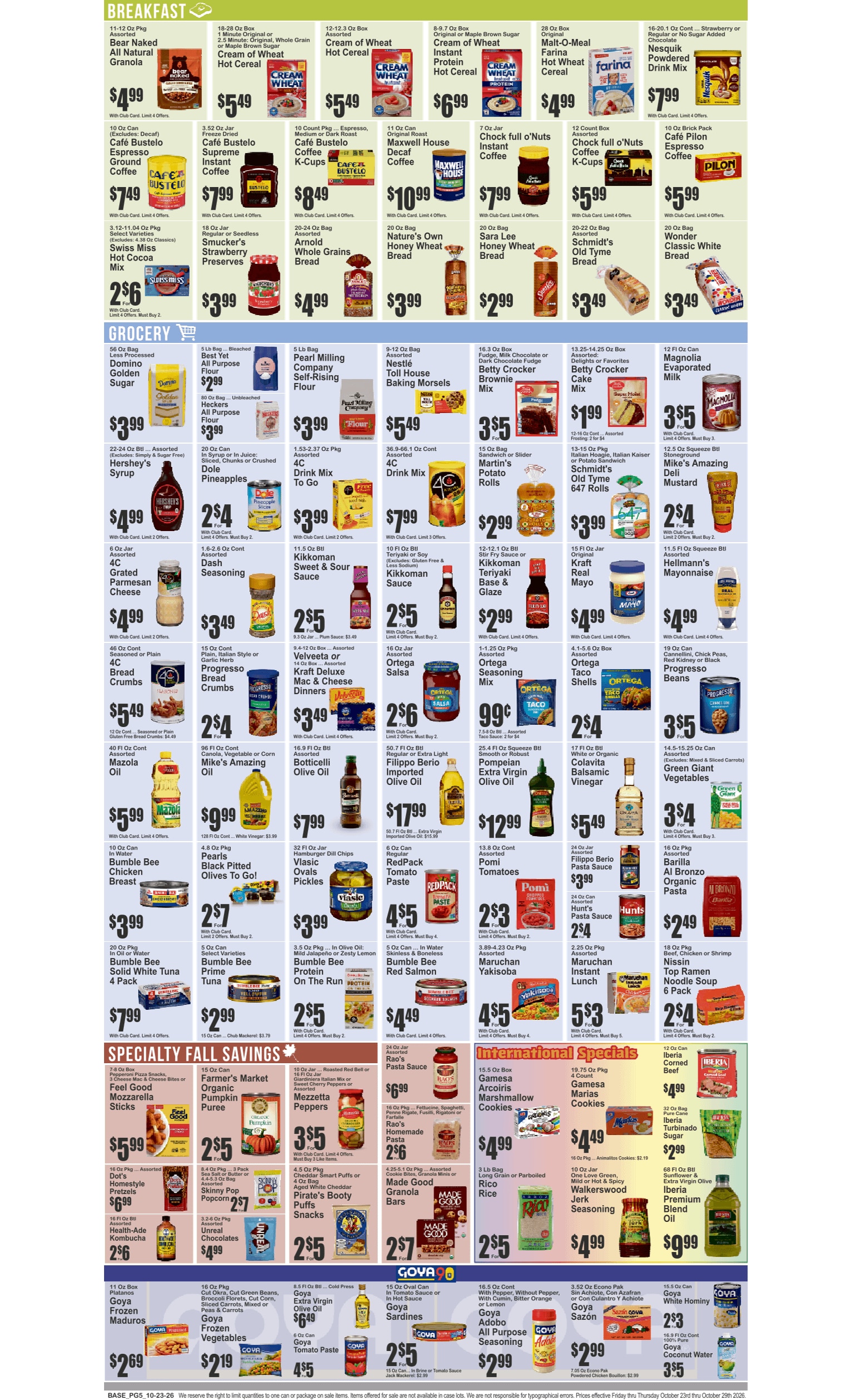 Food Dynasty (Jackson Heights, NY) Key Food 10/23 - 10/29 Preview Weekly Ad October 23 - 29, 2026