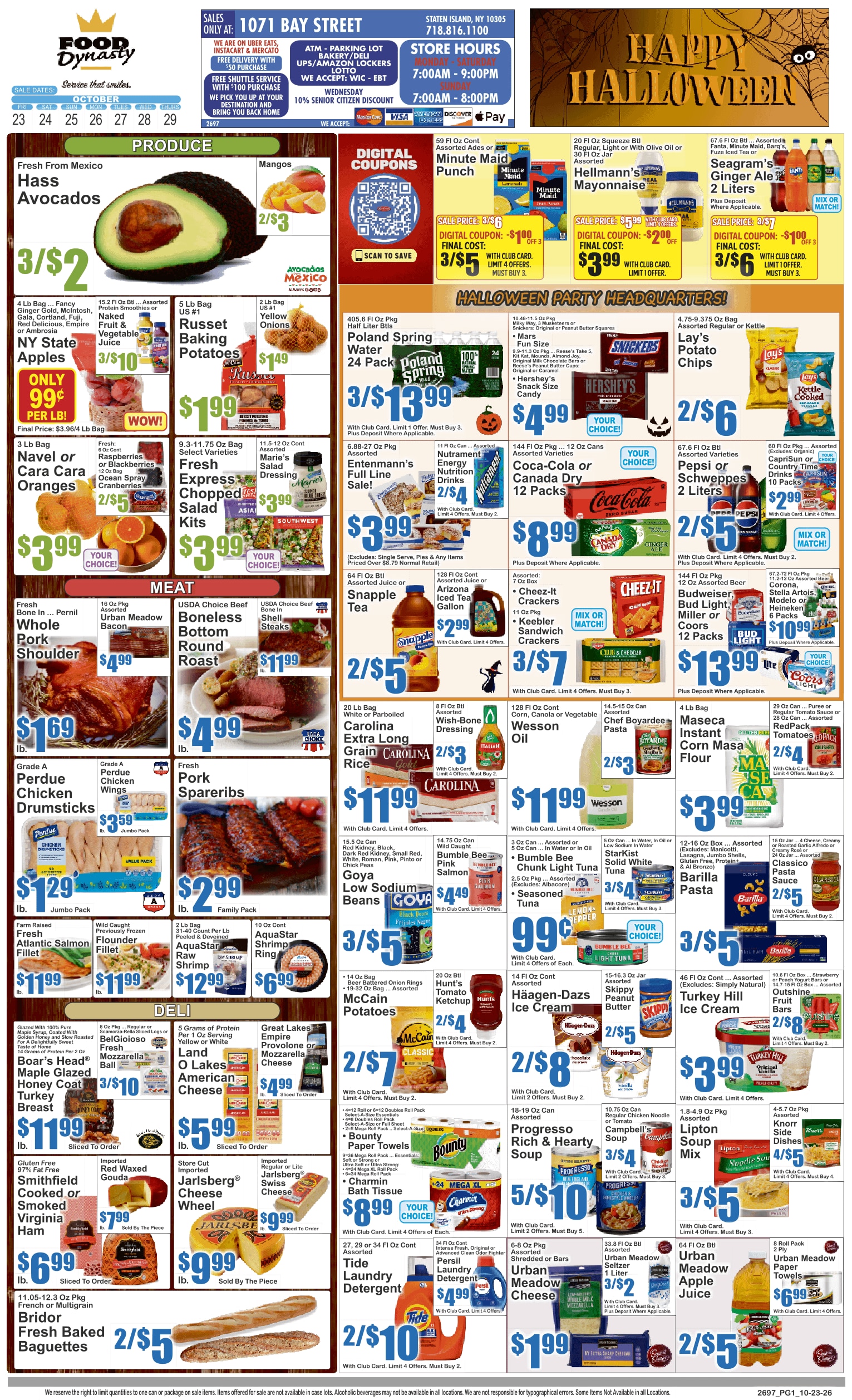 Food Dynasty (Staten Island, NY) Key Food 10/23 - 10/29 Preview Weekly Ad October 23 - 29, 2026