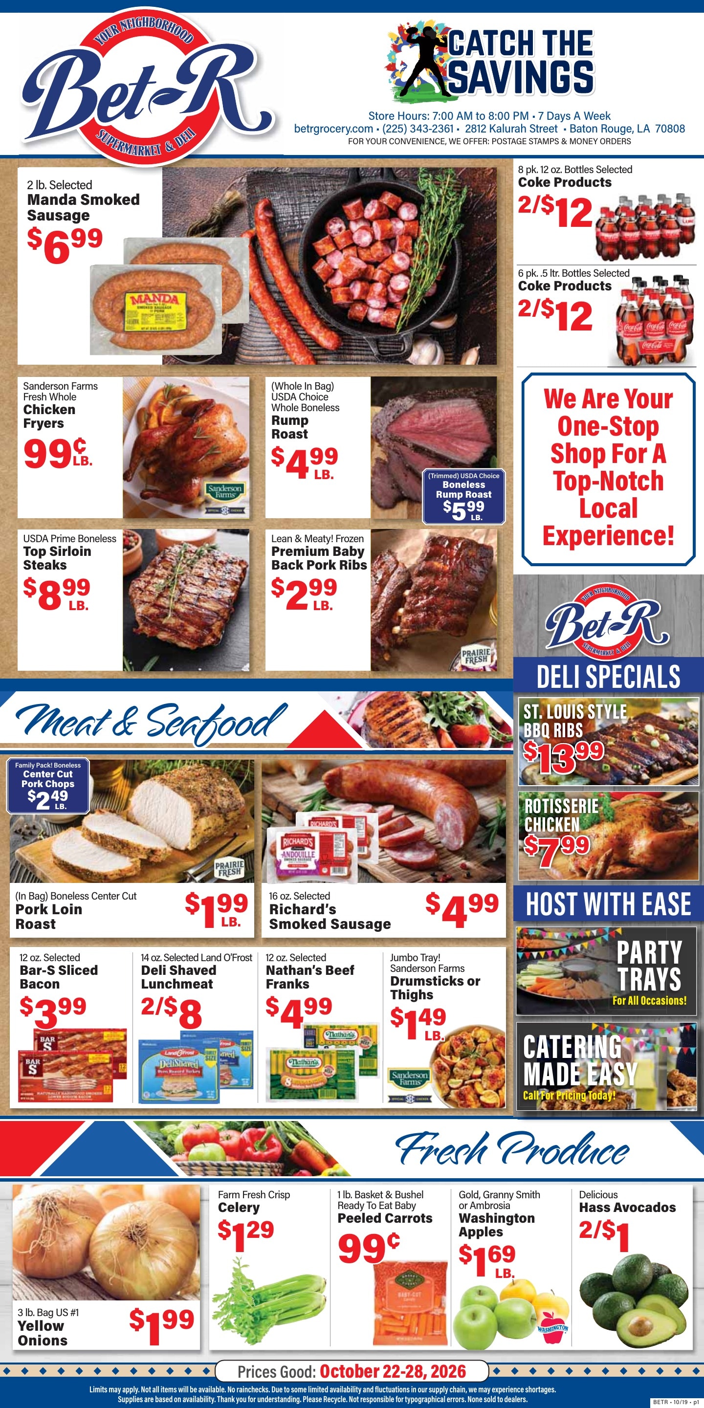 Bet-R Store Weekly Ad October 22 - 28, 2026