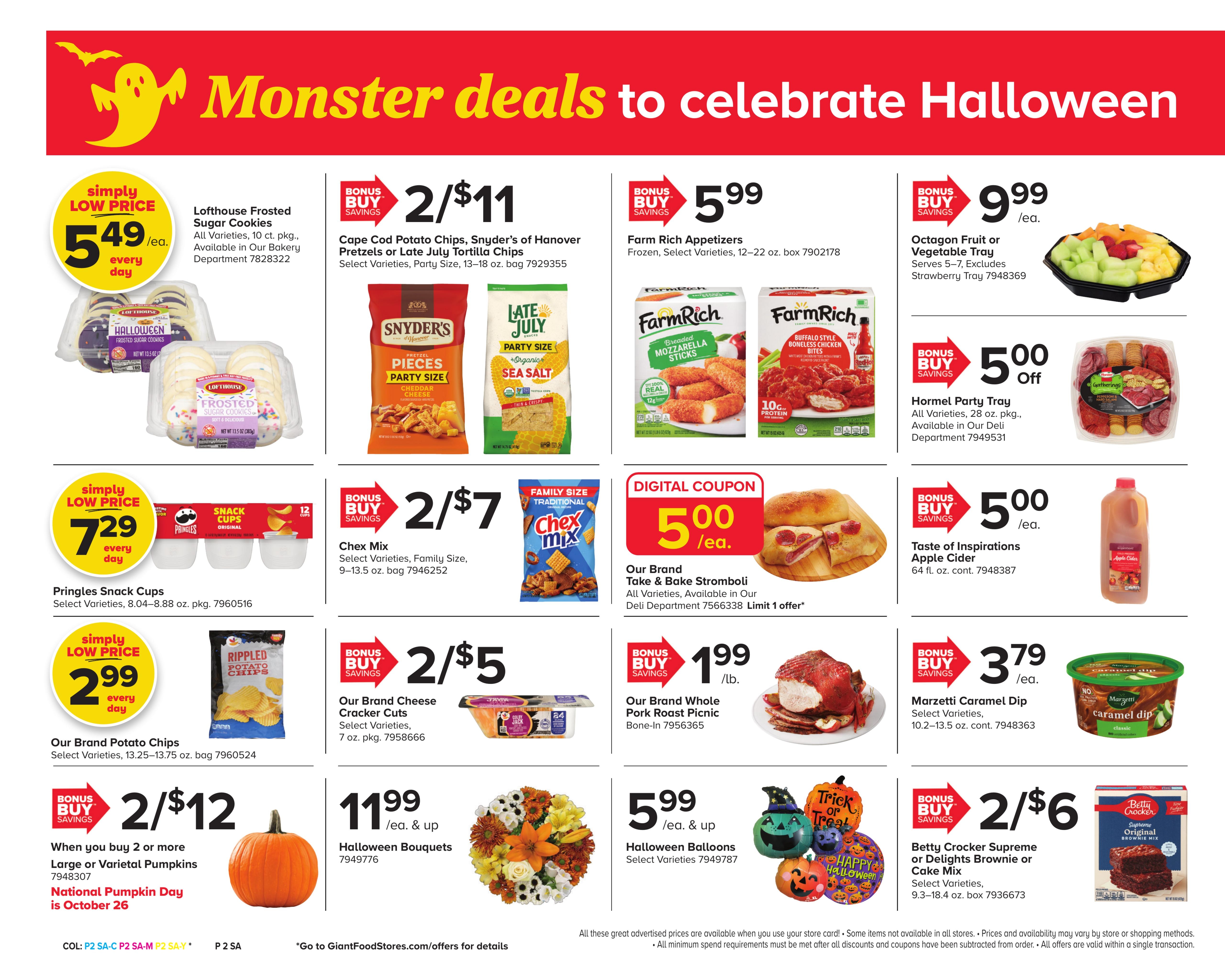 Giant Food Stores (Monroeville-Newfield Area, NJ) Weekly Ad October 23 - 29, 2026