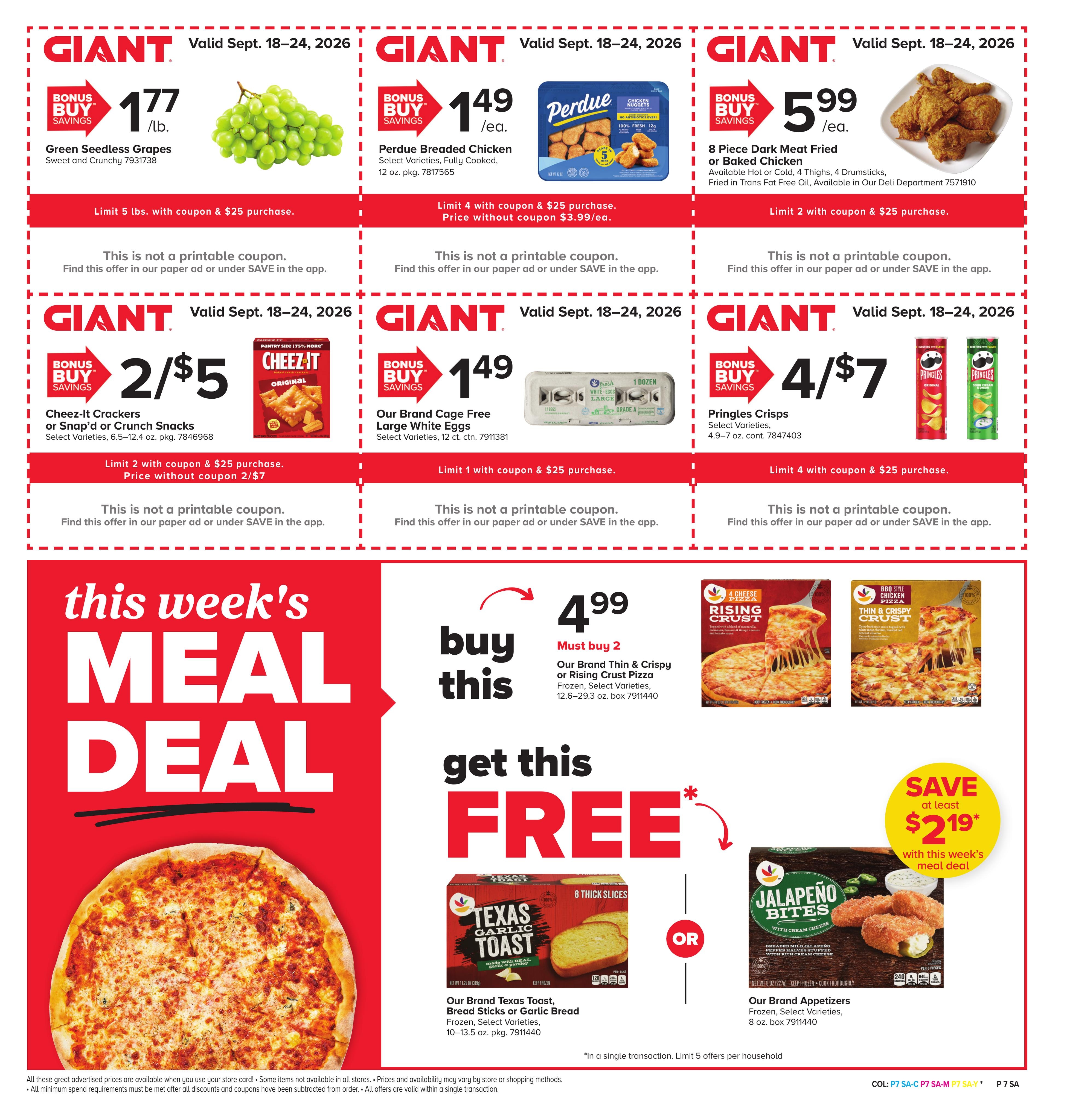 Giant Food Stores (Monroeville-Newfield Area, NJ) Weekly Ad October 23 - 29, 2026