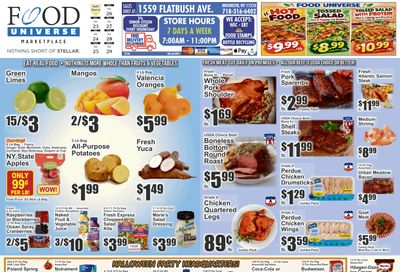 Food Universe (1559 Flatbush Avenue, Brooklyn, NY) 10/23 - 10/29 Preview Weekly Ad October 23 - 29, 2026