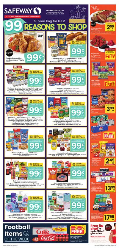 Safeway (Washington Area, DC) Weekly Ad October 23 - 29, 2026