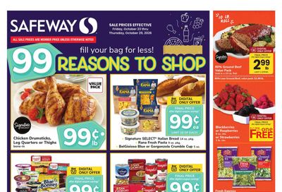 Safeway (Washington Area, DC) Weekly Ad October 23 - 29, 2026