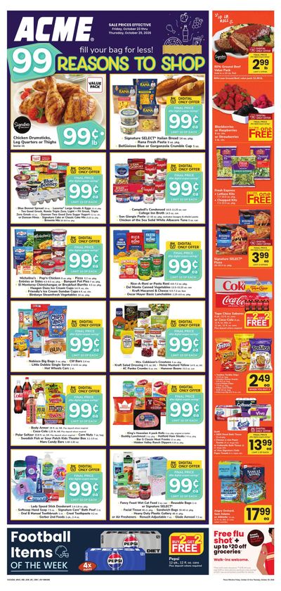 Acme Markets (Salisbury Area, MD) Weekly Ad October 23 - 29, 2026