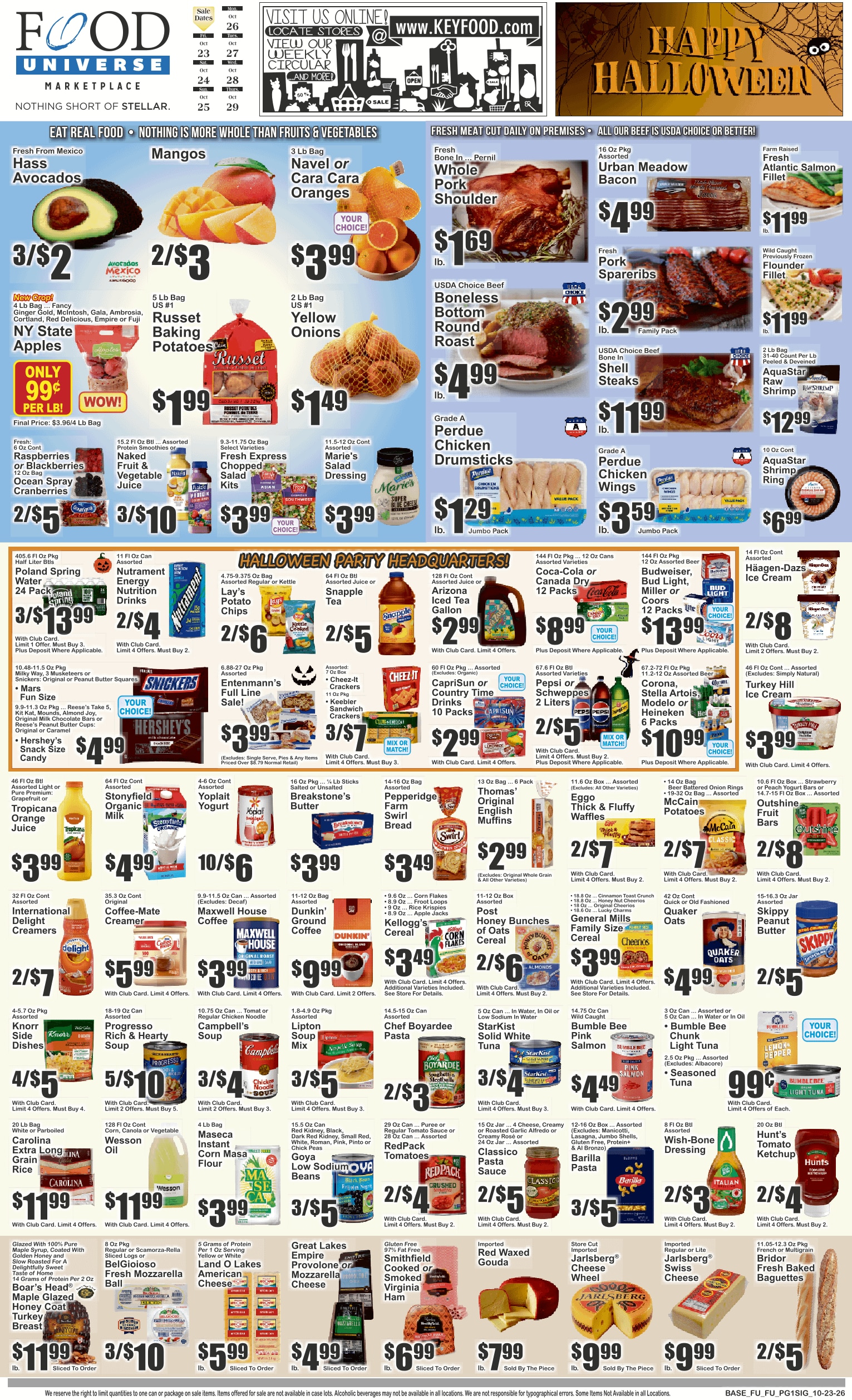 Dekalb Fresh Market (825 Dekalb Avenue, Brooklyn, NY) Key Food 10/23 - 10/29 Preview Weekly Ad October 23 - 29, 2026