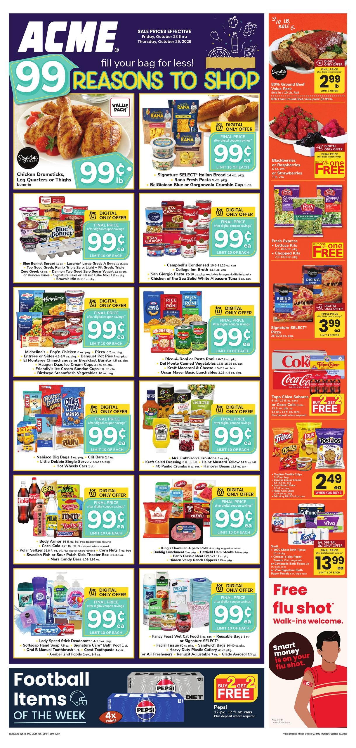 Acme Markets (Lakewood Area, NJ) Weekly Ad October 23 - 29, 2026