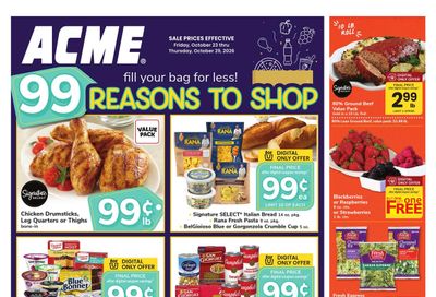 Acme Markets (Lakewood Area, NJ) Weekly Ad October 23 - 29, 2026