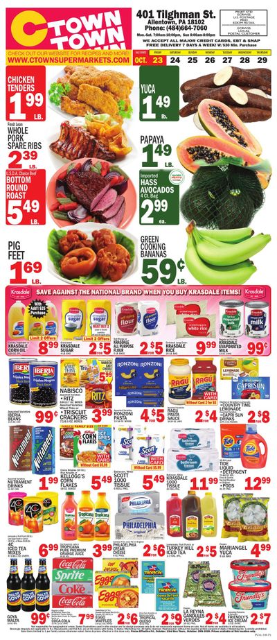 C Town (Allentown Area, PA) Weekly Ad October 23 - 29, 2026