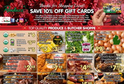 Randazzo Fresh Market Weekly Ad October 22 - 28, 2026