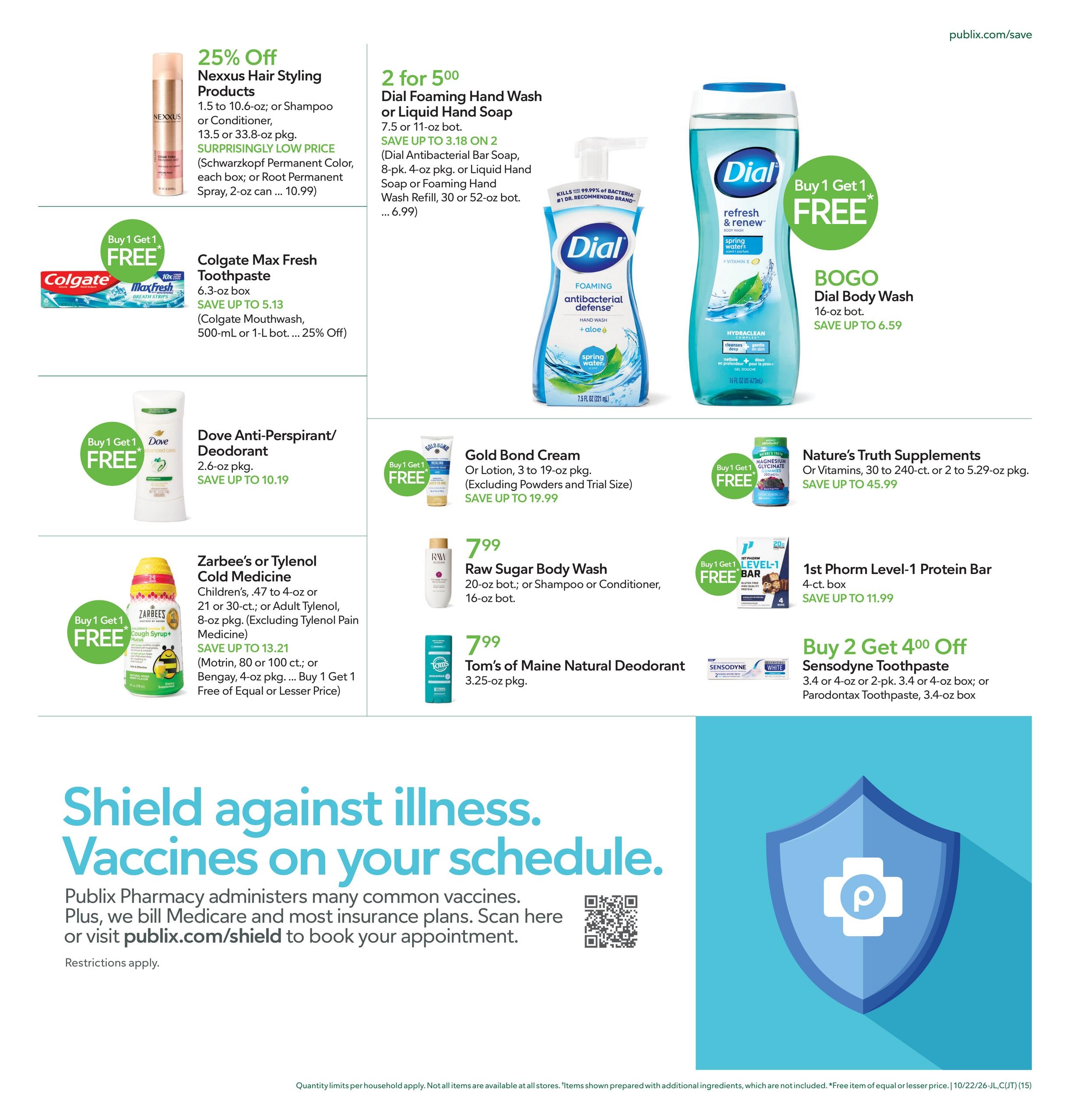 Publix (Aydlett Area, NC) Weekly Ad October 21 - 27, 2026