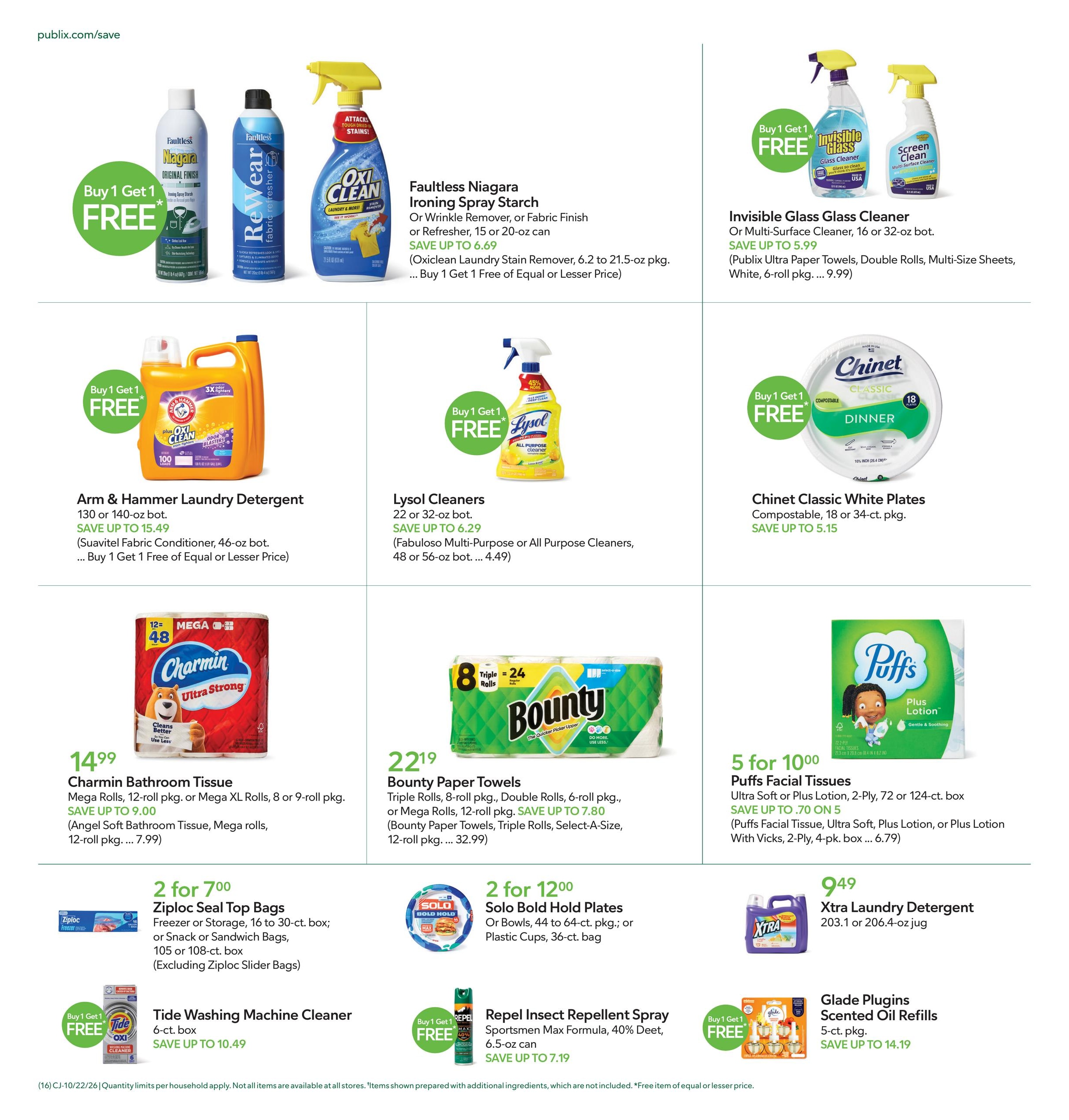 Publix (Aydlett Area, NC) Weekly Ad October 21 - 27, 2026
