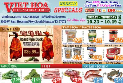 Viet Hoa International Foods Weekly Ad October 23 - 29, 2026