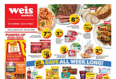 Weis Markets (Winchester Area, VA) Weekly Ad October 22 - 28, 2026