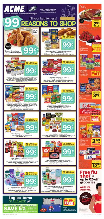 Acme Markets (Dover Area, DE) Weekly Ad October 23 - 29, 2026