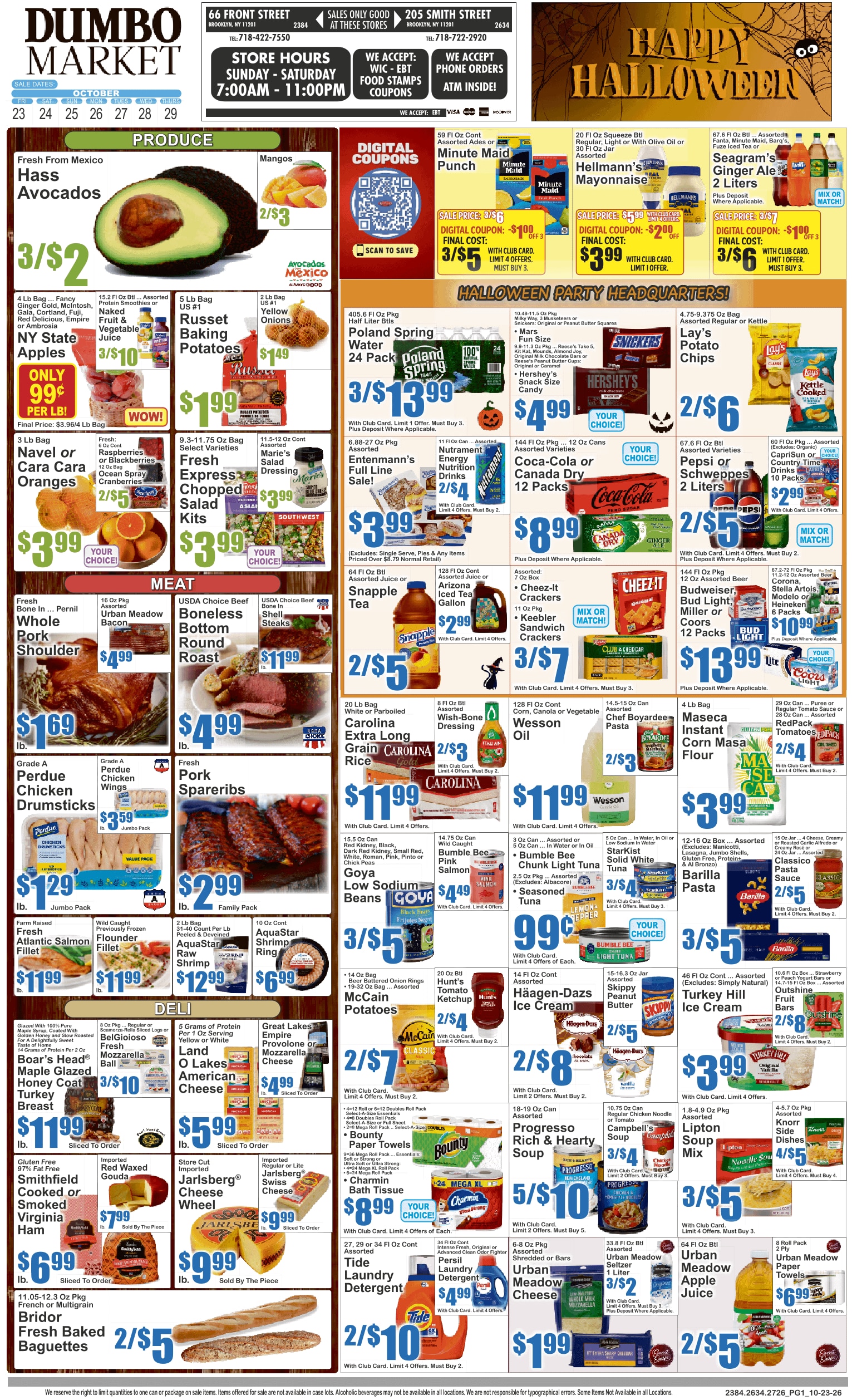 Dumbo Market Key Food 10/23 - 10/29 Preview Weekly Ad October 23 - 29, 2026