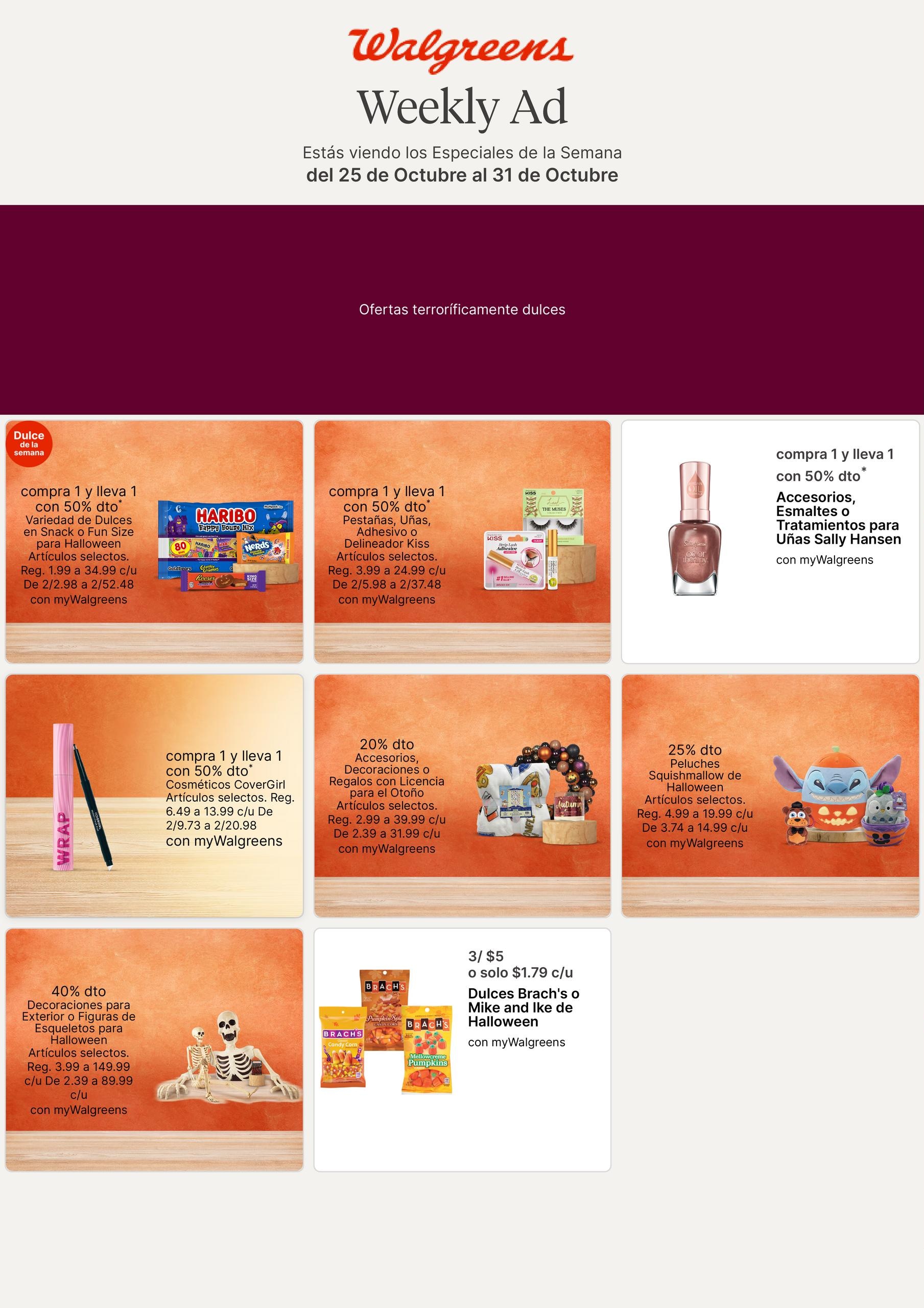 Walgreens (San Jose Area, CA) Weekly Ad October 25 - 31, 2026