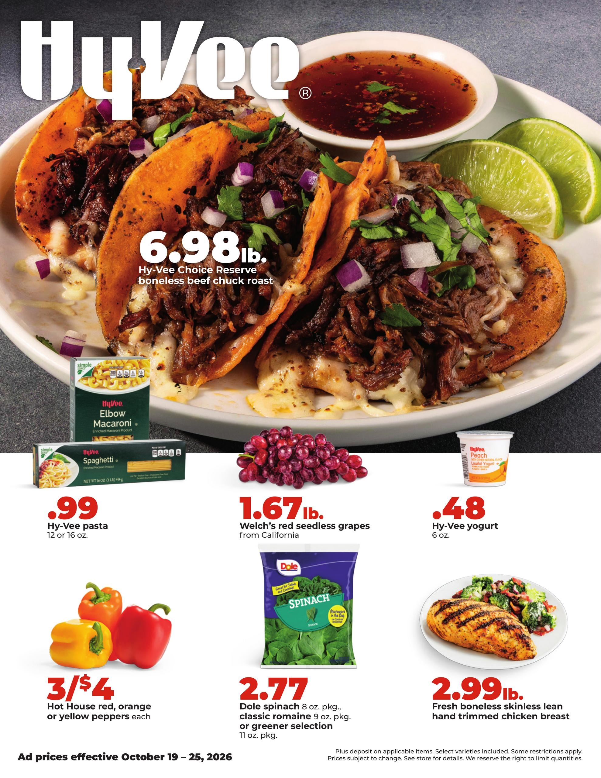 Hy-Vee (Quincy Area, IL) Weekly Ad October 19 - 25, 2026