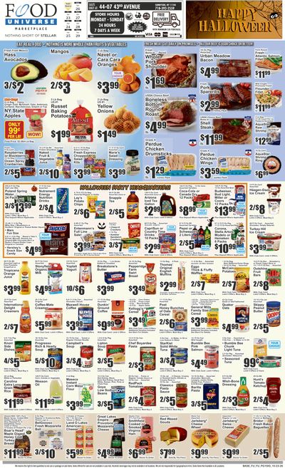 Food Universe (Sunnyside, NY) 10/23 - 10/29 Preview Weekly Ad October 23 - 29, 2026