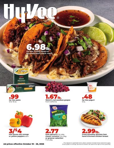 Hy-Vee (West Point Area, NE) Weekly Ad October 19 - 25, 2026