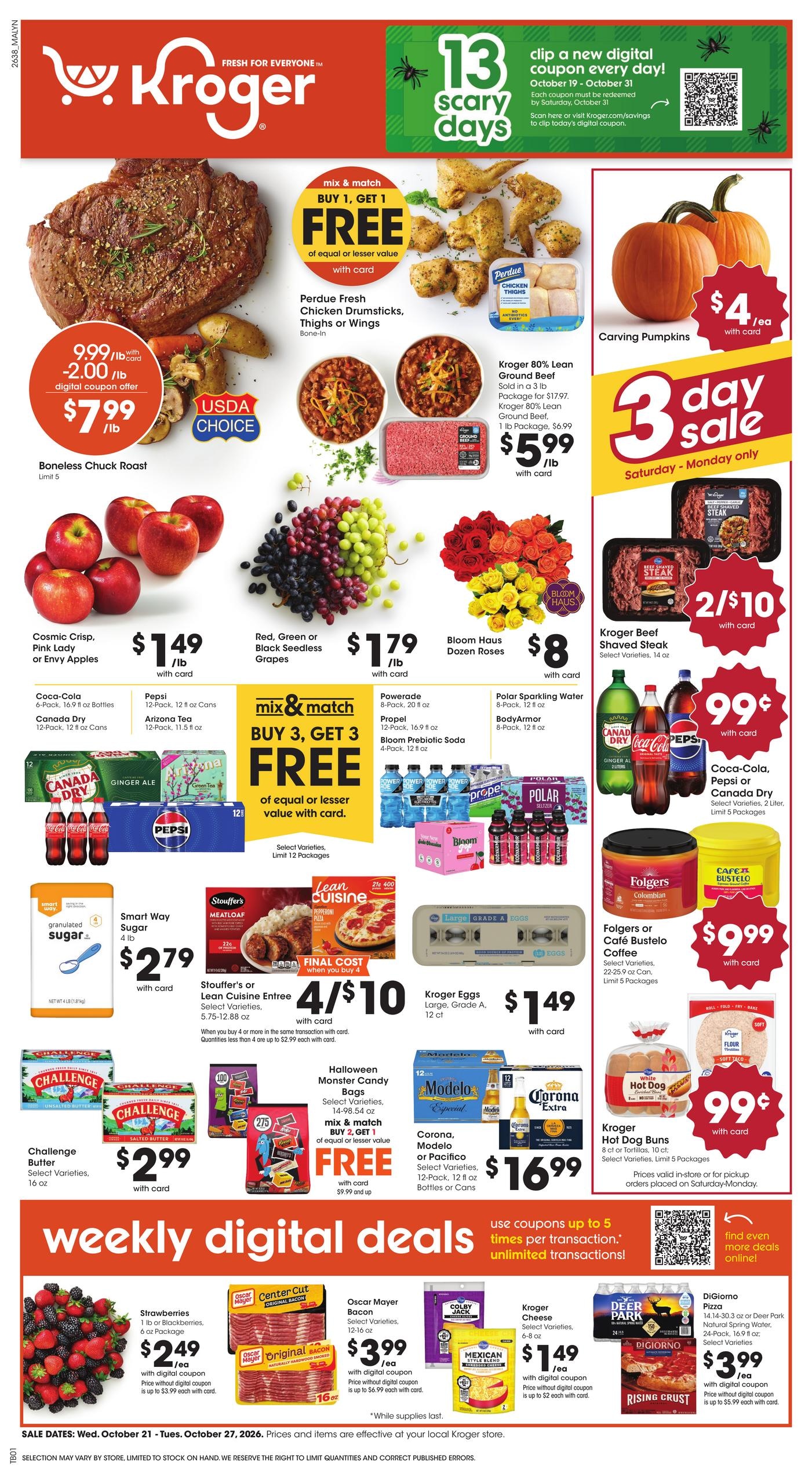 Kroger (Lynchburg Area, VA) Weekly Ad October 21 - 27, 2026