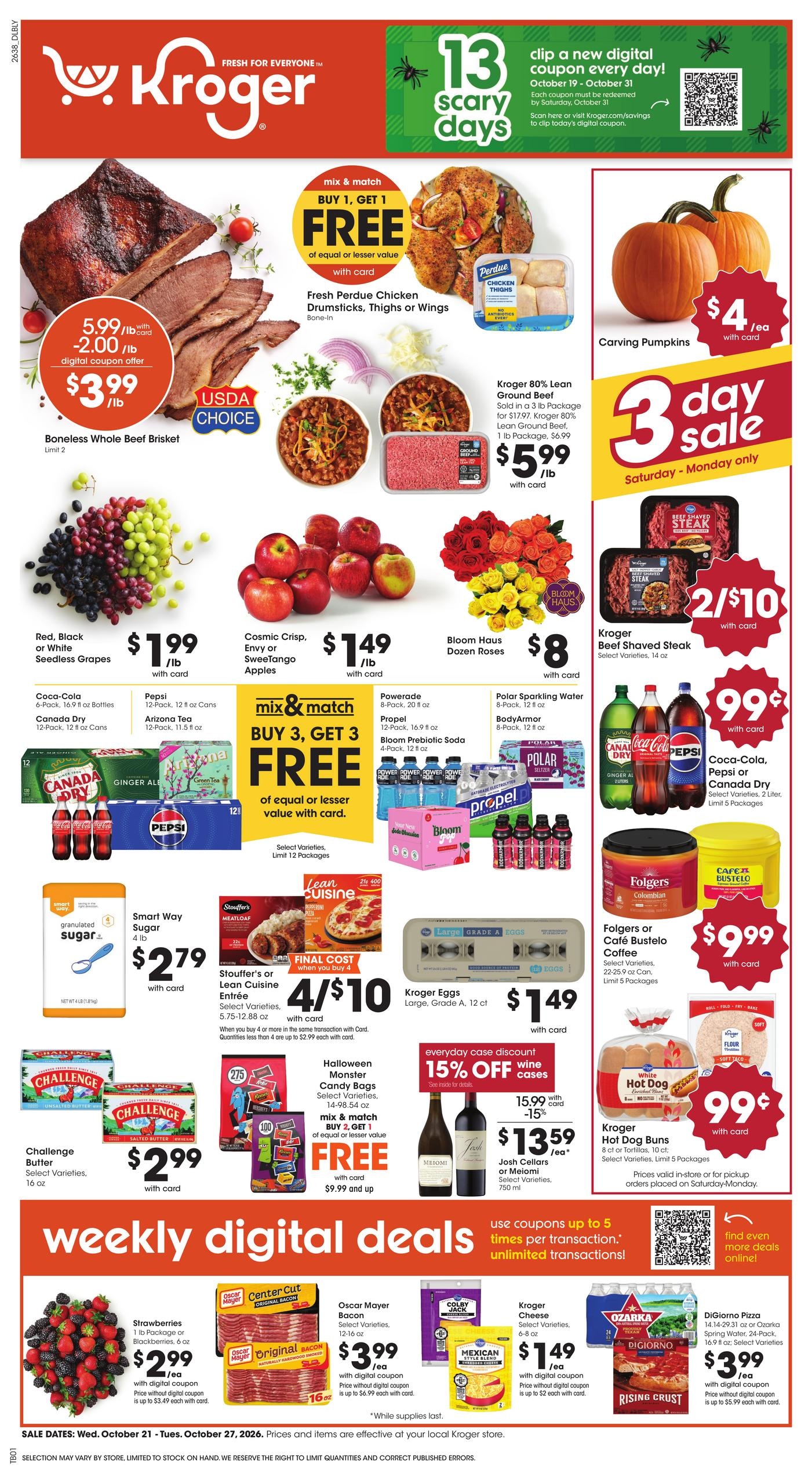 Kroger (Manila Area, AR) Weekly Ad October 21 - 27, 2026