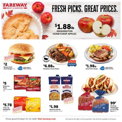 Fareway (Davenport Area, IA) Weekly Ad October 19 - 24, 2026