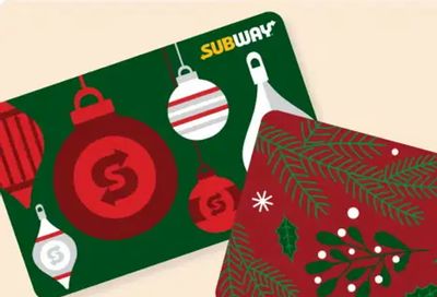 Subway: Free Footlong With $50 in Gift Card Purchases