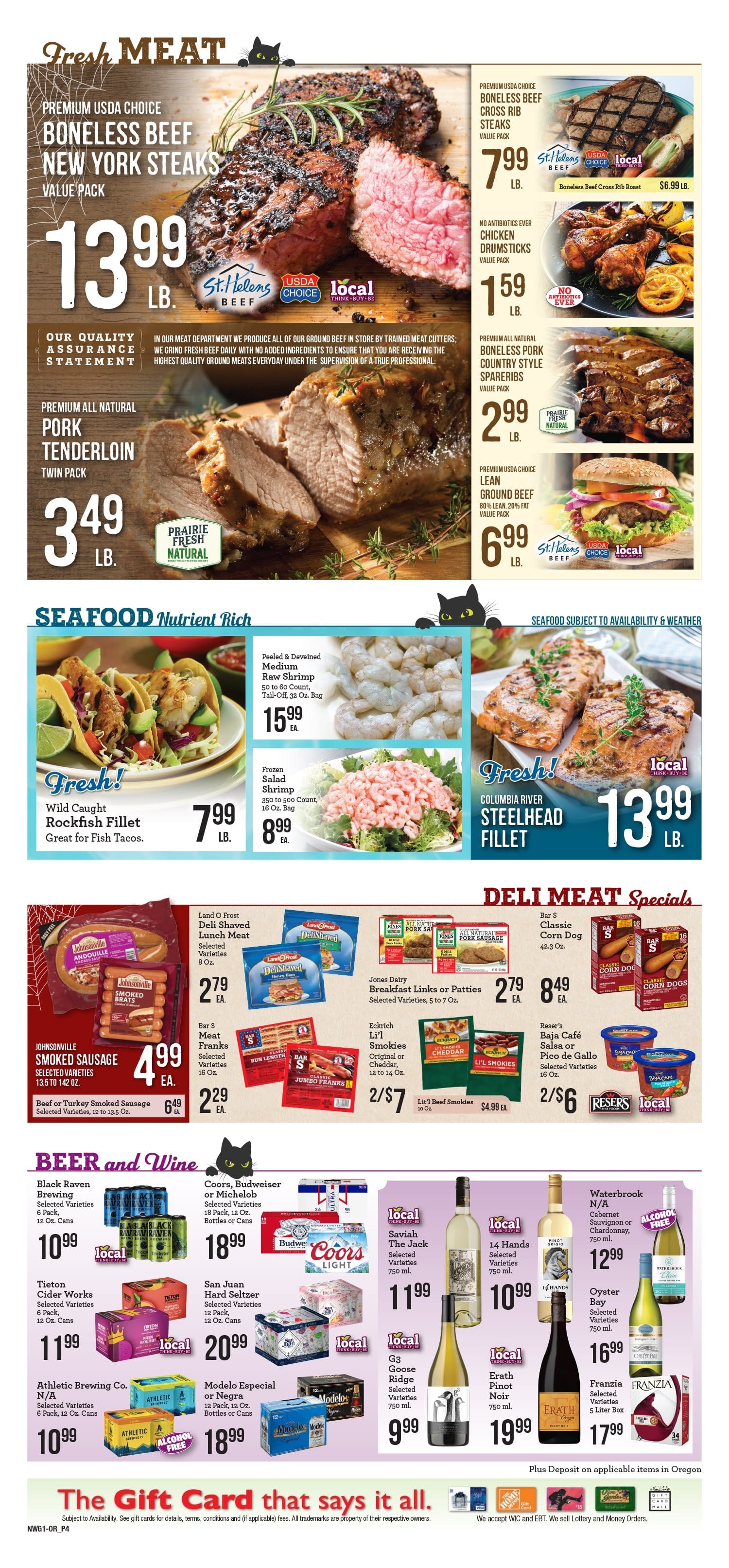 Nap's Thriftway (Newberg, OR) Weekly Ad October 28 - November 3, 2026