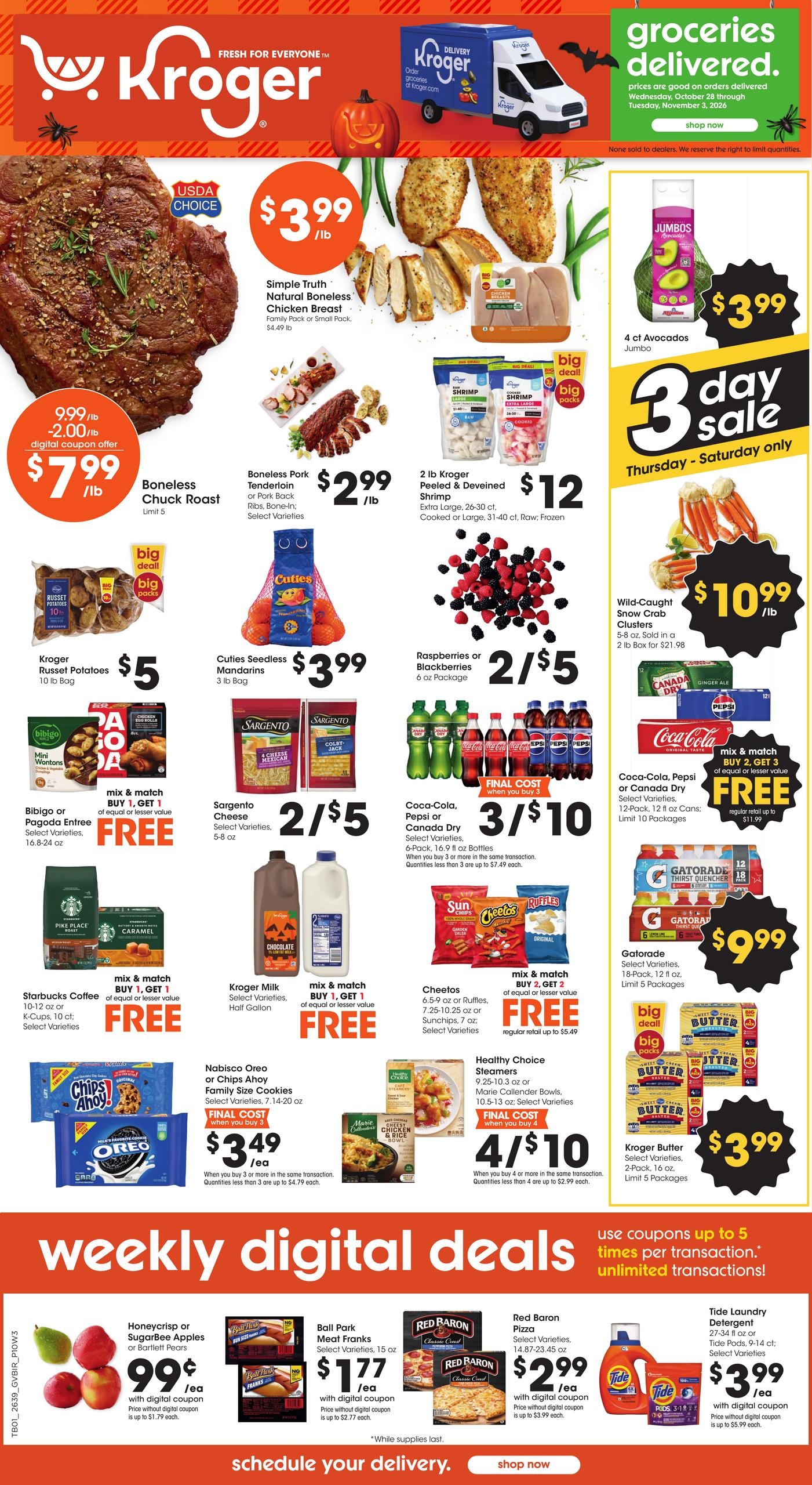 Kroger Ocado FC04 Weekly Ad October 28 - November 3, 2026