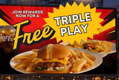 Denny's: Free Triple Play® Combo Meal if a triple play happens