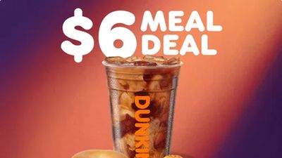 Dunkin' Donuts: Dunkin’ $6 Meal Deal