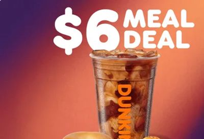 Dunkin' Donuts: Dunkin’ $6 Meal Deal