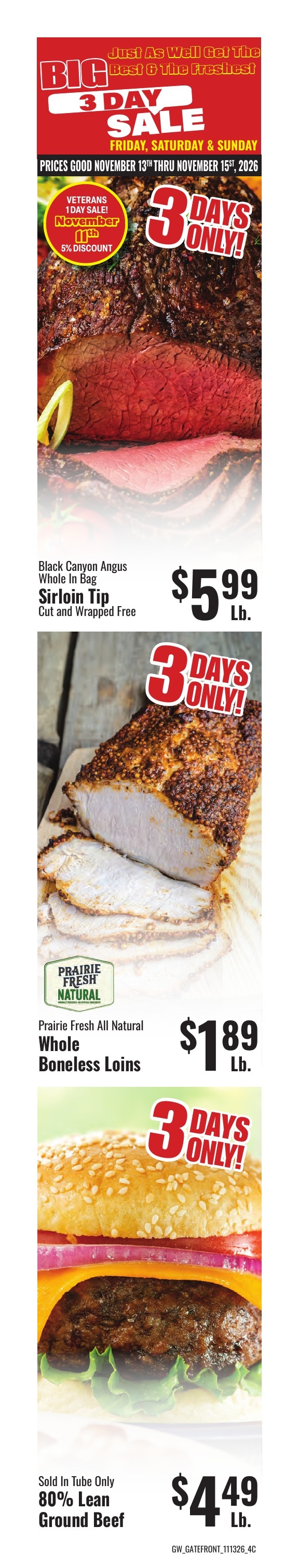 Sun Fest Market (Crane, MO) Weekly Ad November 4 - 17, 2026