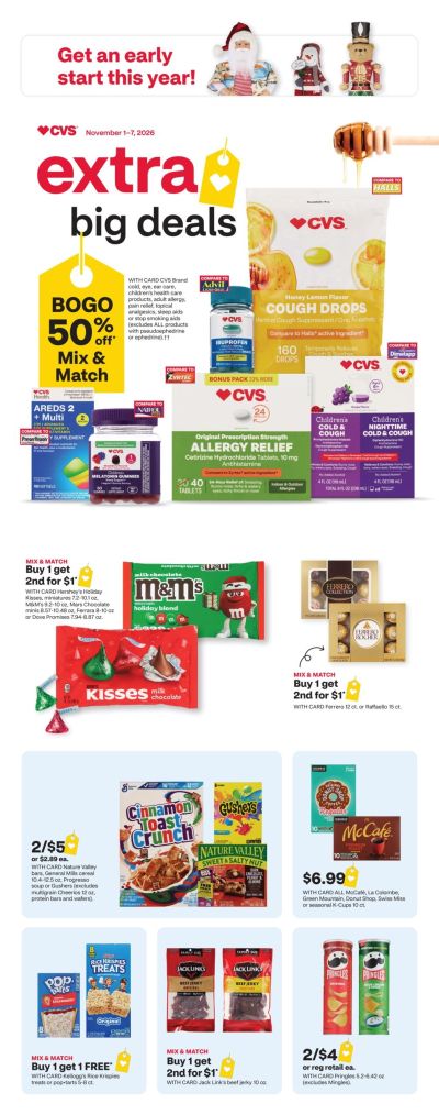 CVS Pharmacy (Chicago Area, IL) Weekly Ad November 1 - 8, 2026