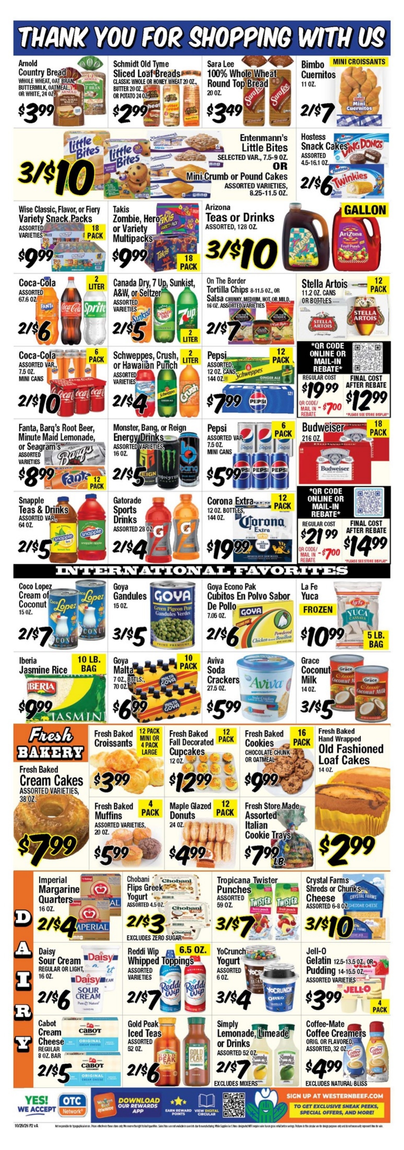 Western Beef (New York) Weekly Ad October 29 - November 4, 2026