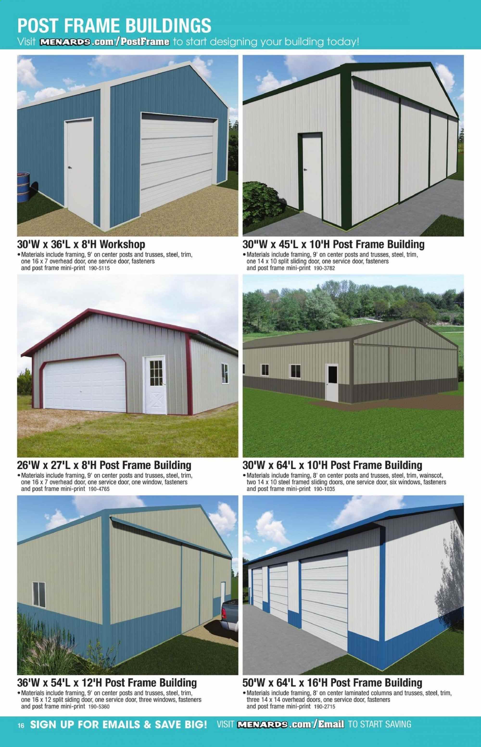 Menards Weekly Ad August 1 to December 31