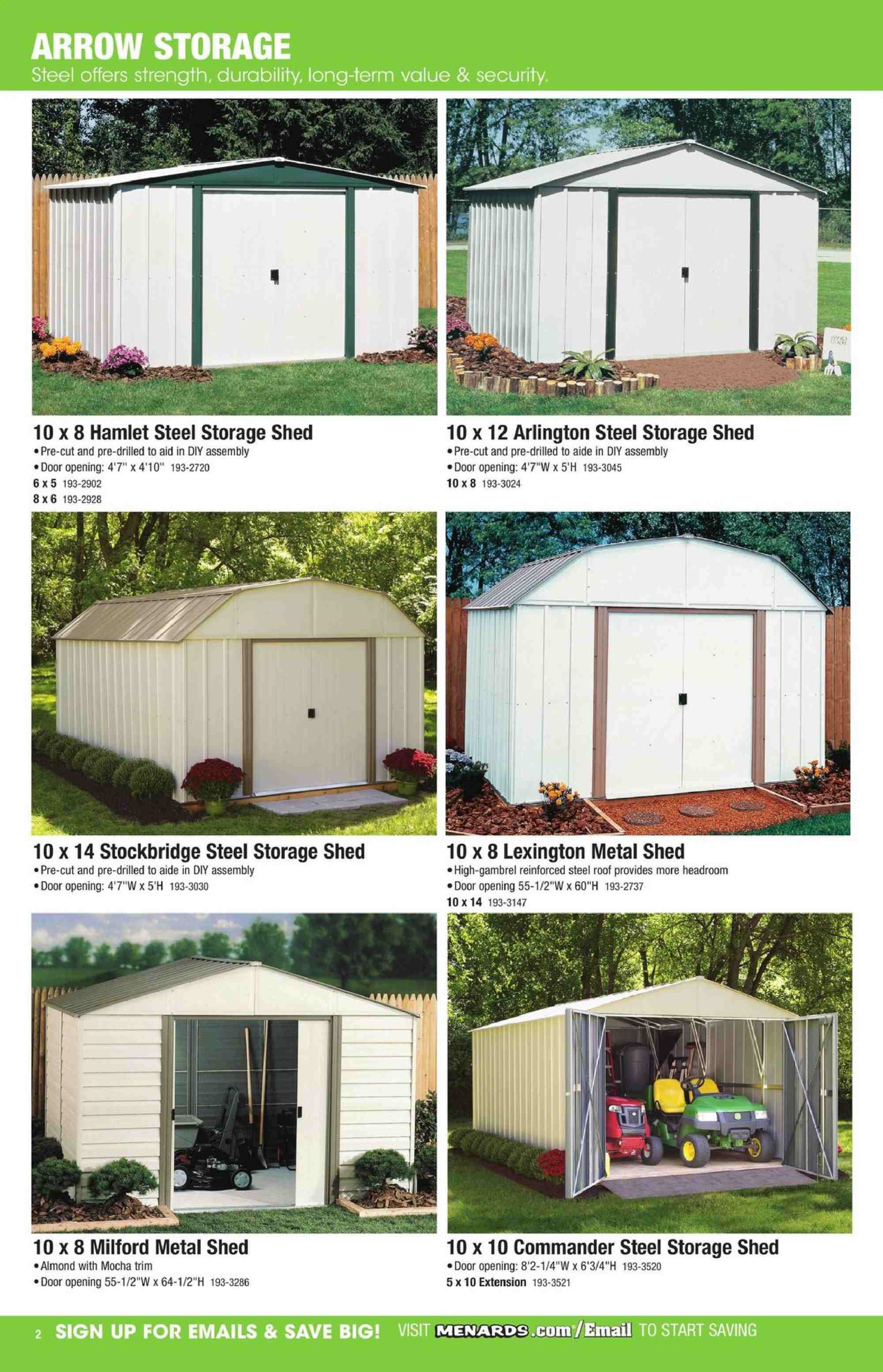 Menards Weekly Ad August 1 to December 31