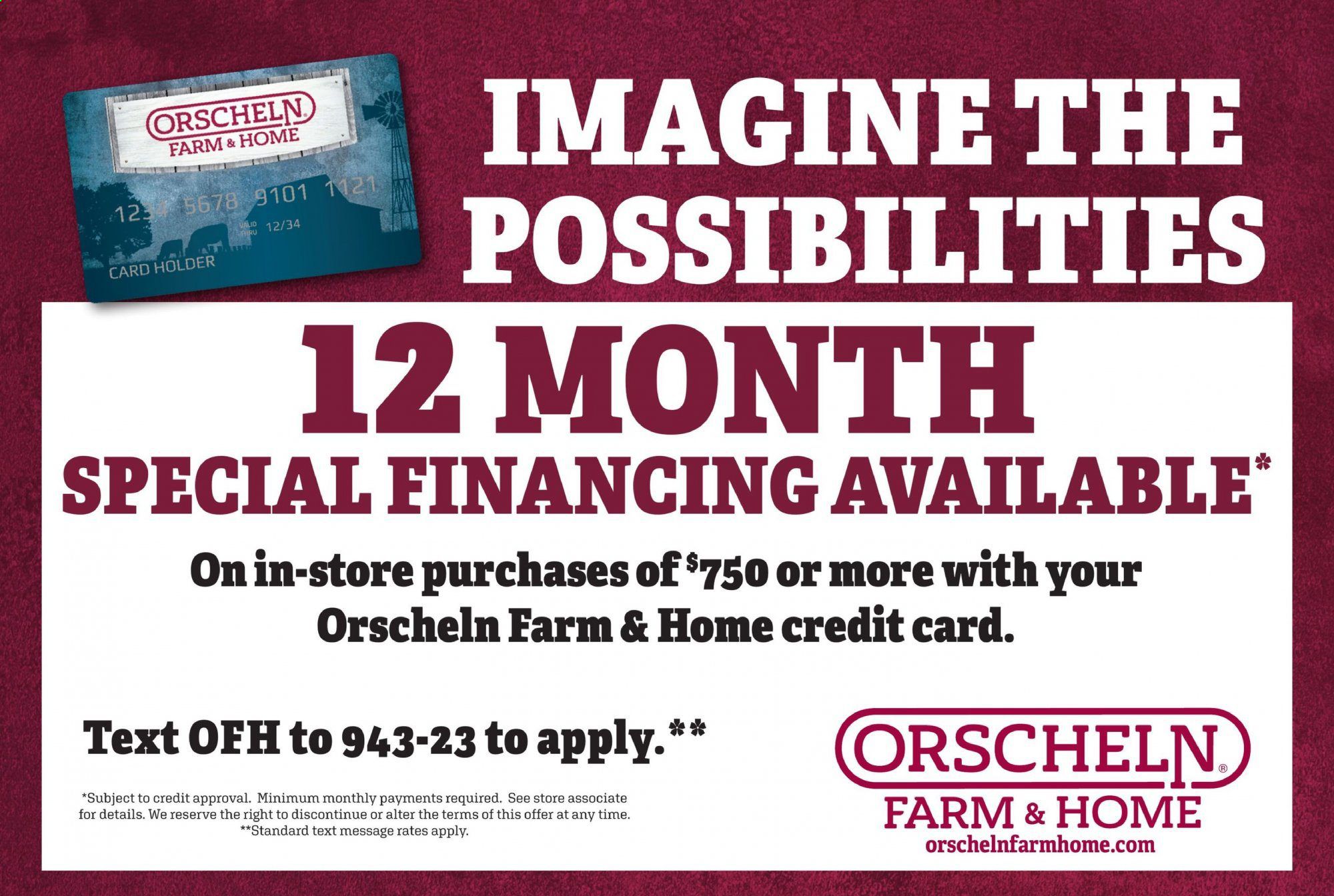 Orscheln Farm and Home Weekly Ad February 16 to November 1