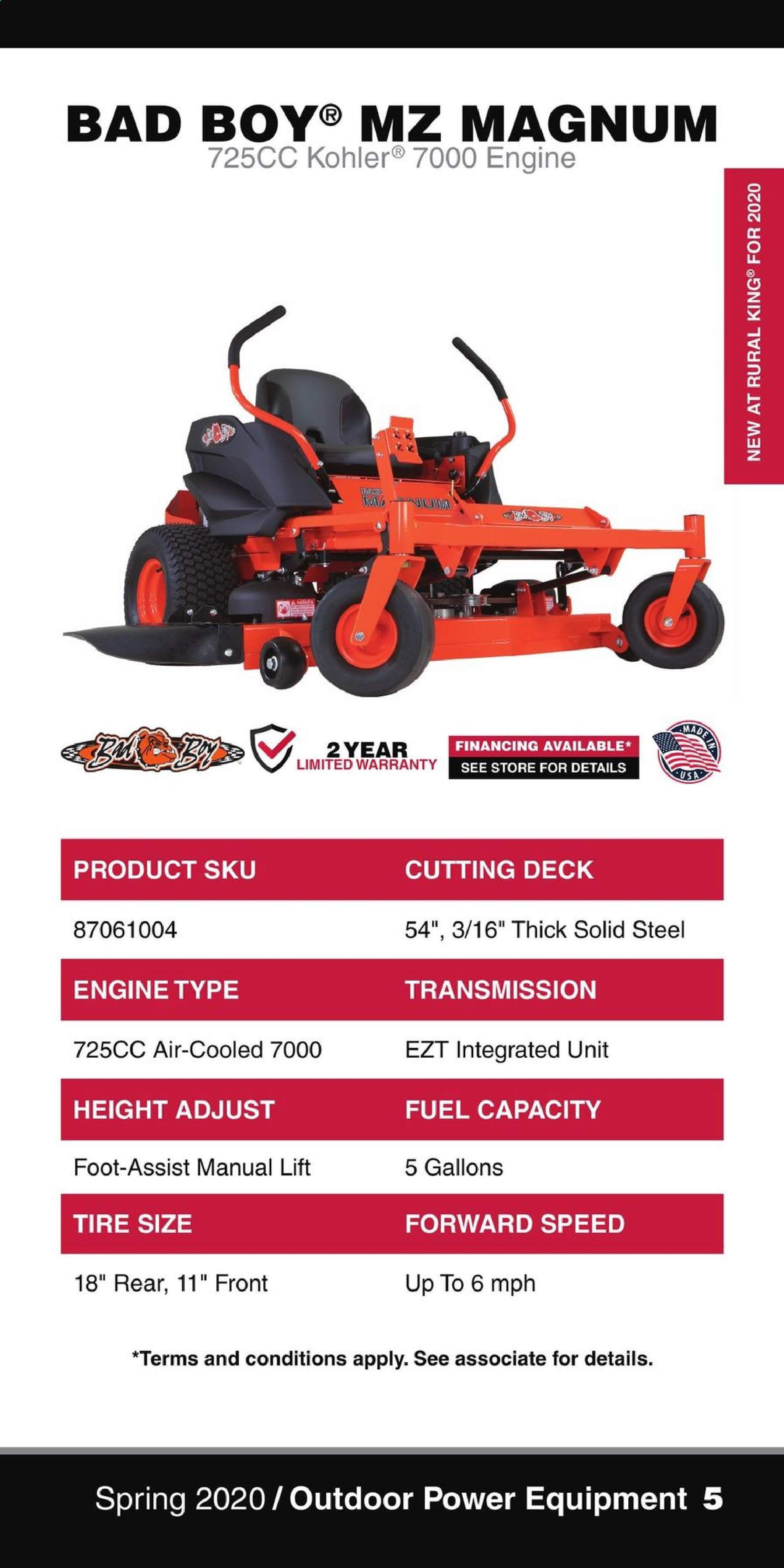 Rural King Weekly Ad March 4 to August 31