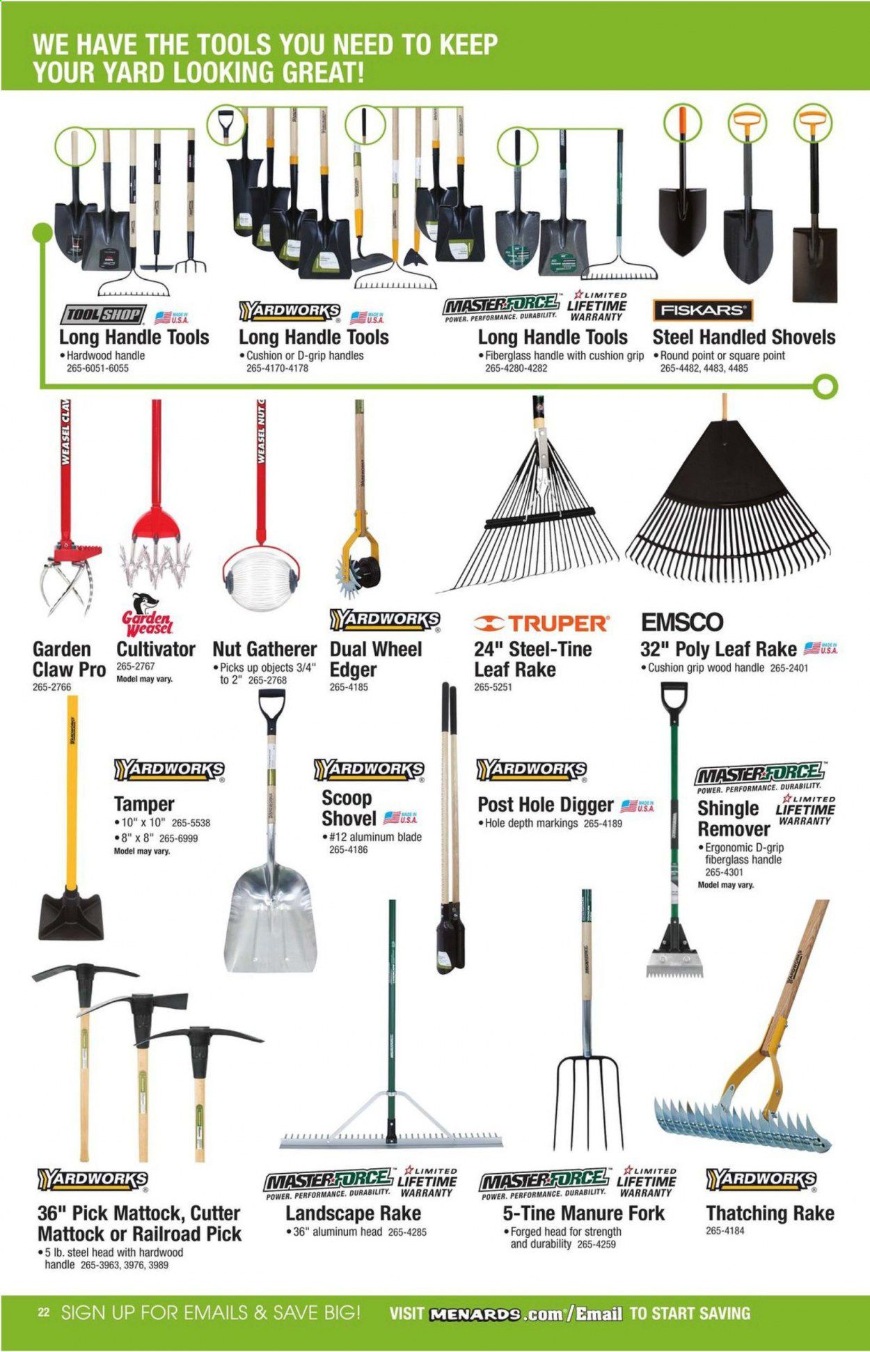 Menards Weekly Ad March 22 to December 31