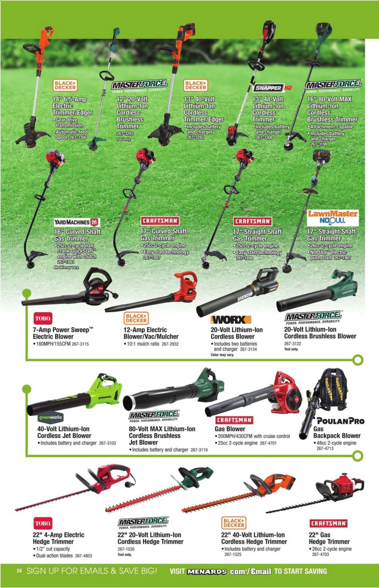 Menards Weekly Ad March 22 to December 31