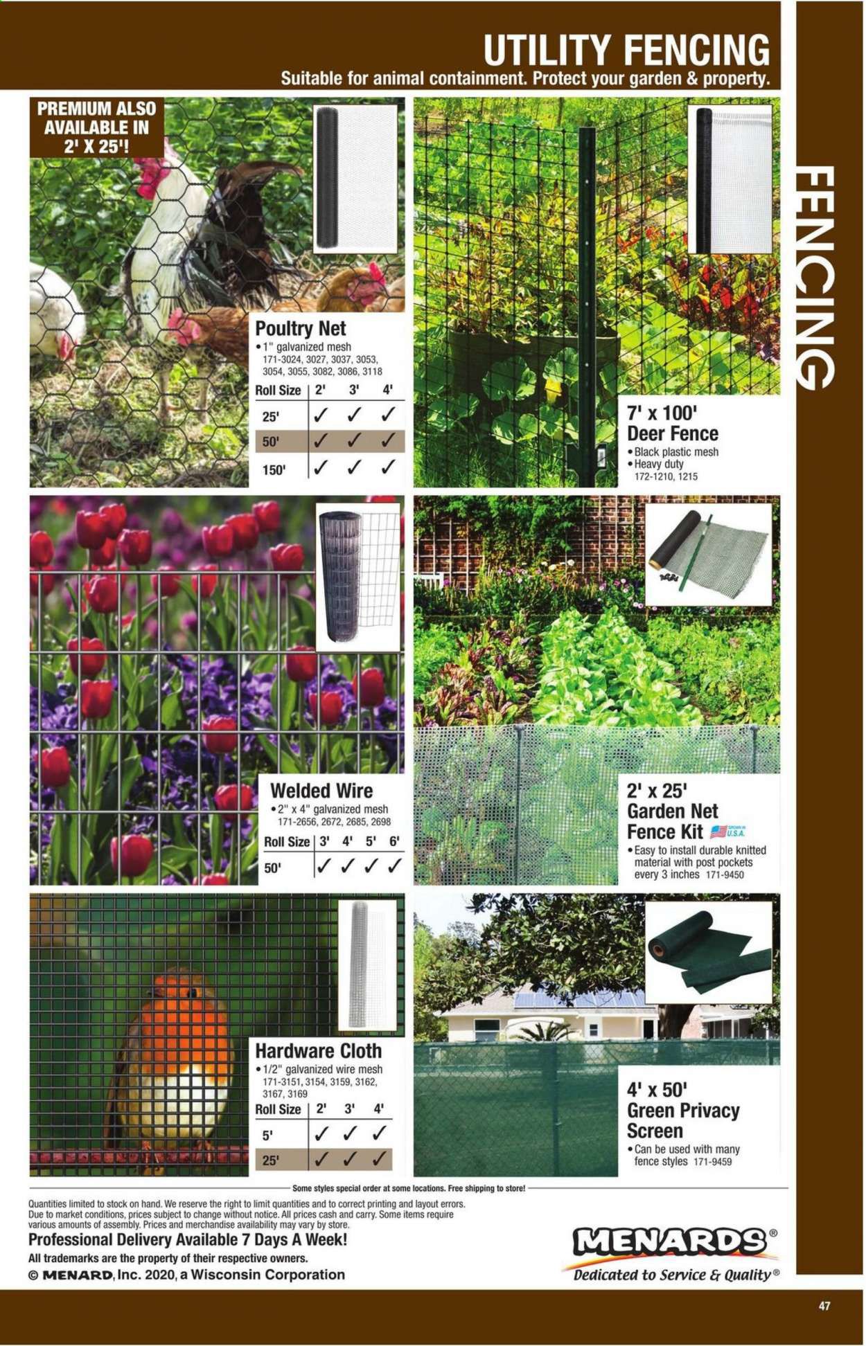 Menards Weekly Ad March 22 to December 31